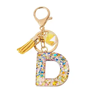 Alloy Resin Polygon Keychains