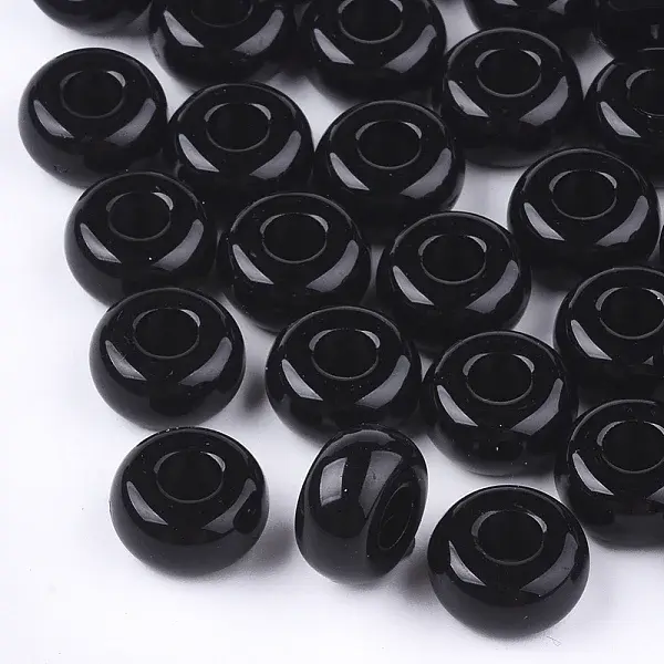 Opaque Acrylic European Beads