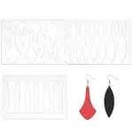3Pcs 3 Styles Clear Acrylic Drawing Stencils
