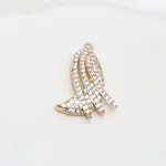 Brass Micro Pave Cubic Zirconia Pendants