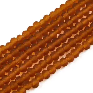 Transparent Glass Beads Strands
