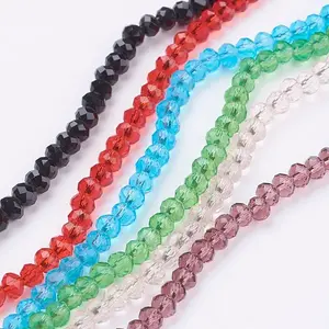 Transparent Glass Beads Strands