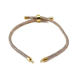 Adjustable Round Polyester Braided Cord Bracelet Making