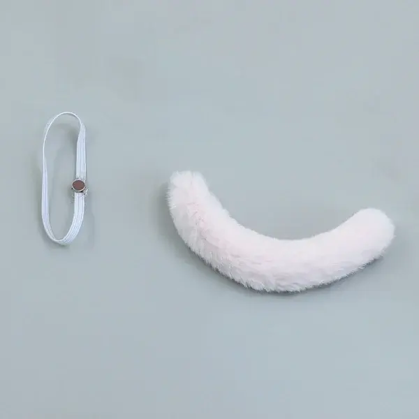 Mini Plush Doll Cat Tail