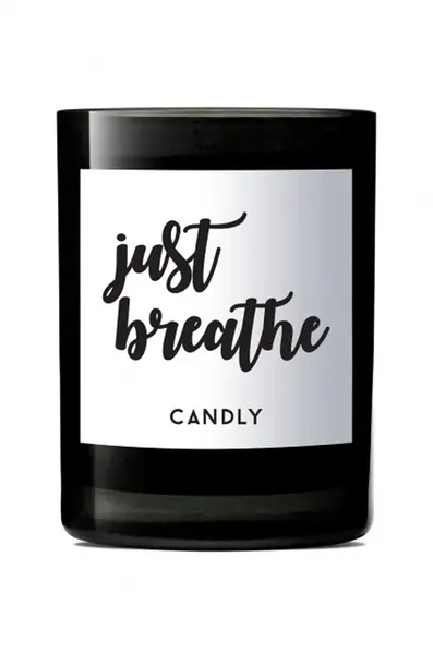 Candly Vonná sójová svíčka Candly Just breathe 250 g