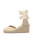 Castañer Espadrilky 'Chiara'  žltohnedá / nebielená / vaječná škrupina