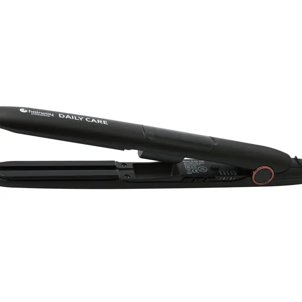 Parní žehlička na vlasy Hairway Professional Daily Care - černá (04133) + dárek zdarma