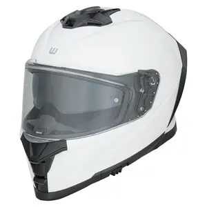 Moto přilba W-TEC Nexwor lesklá bílá M (57-58)