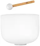 Sela 12" Crystak Singing Bowl Frosted E - 440 Hz