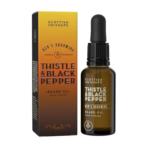 Scottish Fine Soaps Thistle & Black Pepper Olej na vousy 30 ml