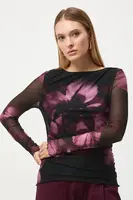 Tričko s dlouhým rukávem Medicine dámské, černá barva