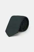 Kravata s hedvábím HUGO Tie 6 cm zelená barva, 50520644