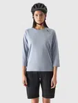 Women's Cycling Quick-Drying Long Sleeve T-Shirt 4F - Blue