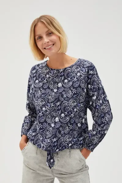 Marisse Women's Shirt L-Ko-4617 Navy