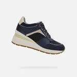 Dark blue women's sneakers Geox Zosma - Women's