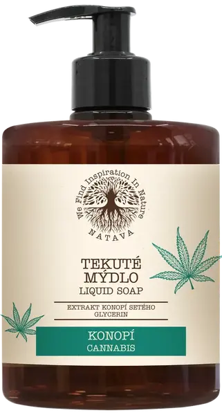 NATAVA Tekuté mydlo Konope 500 ml