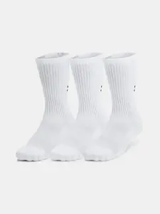 Unisexové ponožky Under Armour Unisex UA TC 3pk Crew-WHT - unisex