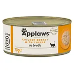 APPLAWS Kuracie prsia a syr konzerva pre mačky 70 g