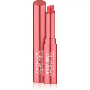 MUA Makeup Academy Hydra Juice Peptide Shimmer Lip Stylo třpytivá rtěnka s vyživujícím účinkem odstín Raspberry Jam 1.5 g