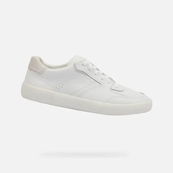 White men's sneakers Geox Affile - Men's