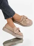 Resti Elegant women’s moccasins with a bow Ortto