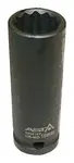 Hlavice nástrčná úderová 1/2" 30 mm, 12hranná, prodloužená 78 mm - ASTA Velikost: 24 mm
