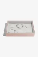 Krabička na náramky s charms Stackers růžová barva