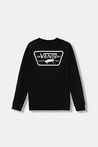Bavlněné tričko s dlouhým rukávem Vans Full Patch Back LS