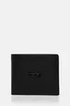 Kožená peněženka Diesel BI FOLD COIN S pánská, černá barva, X08844.P0685