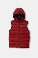 Dětská vesta BOSS vínová barva, J52395