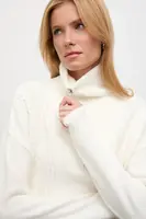 Kašmírový svetr Answear.LAB béžová barva, s golfem