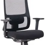 SEGO Kancelářská židle STRETCH NEW černá – pro dlouhé sezení 8–12 h