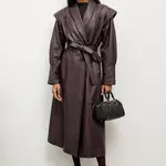 Kožený kabát Answear.LAB