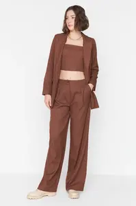 Dámske nohavice Trendyol Wide