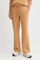 Tepláky Dkny hnedá farba, jednofarebné, DP5P3758