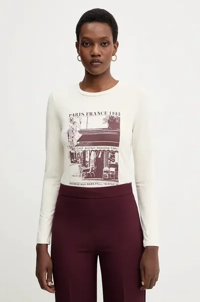 Tričko s dlhým rukávom Weekend Max Mara ALIAS