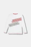 Detská bavlnená košeľa s dlhým rukávom Guess