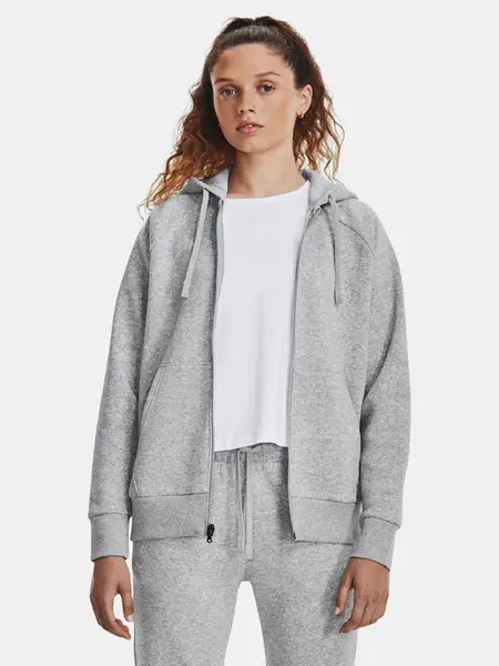 Svetlosivá dámska mikina s kapucňou Under Armour Rival