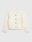 Krémový dievčenský kardigán s gombíkmi GAP