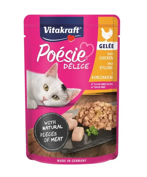Vitakraft Poésie Délice Gelée kuřecí 85 g