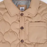 Svetlo hnedá chlapčenská prešívaná bunda GAP