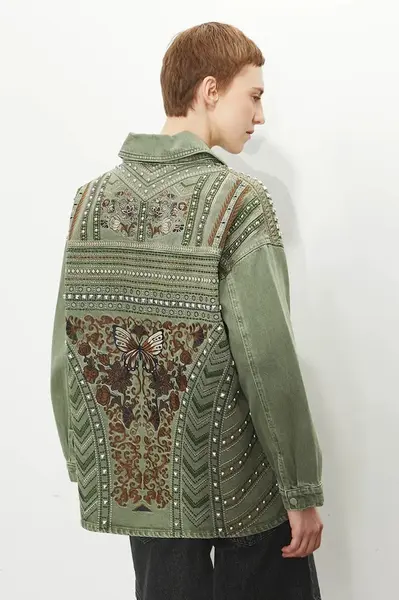 Bavlnená rifľová bunda Medicine