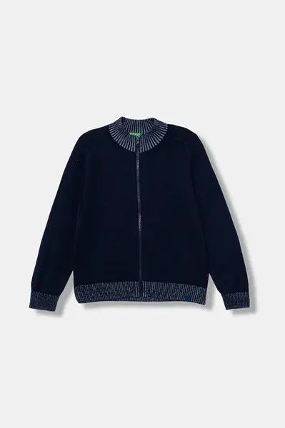 Detský bavlnený kardigan United Colors of Benetton