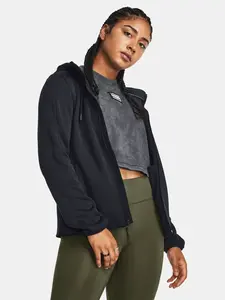 Čierna športová bunda Under Armour UA ESSENTIAL SWACKET