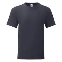 Navy blue Iconic combed cotton t-shirt Fruit of the Loom