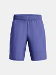 Fialové chlapčenské športové kraťasy Under Armour UA Woven Wdmk Shorts-PPL