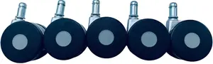 MERCURY Koliesko 55 mm, priemer čapu 11, plastové čierno-sivé