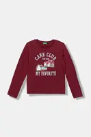 Detská bavlnená košeľa s dlhým rukávom United Colors of Benetton