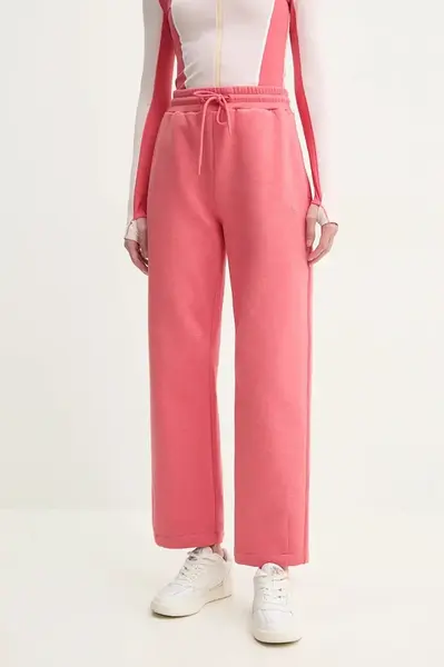 Tepláky BOSS dámské, růžová barva, melanžové, 50537486