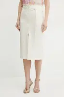 Sukně s příměsí lnu Patrizia Pepe